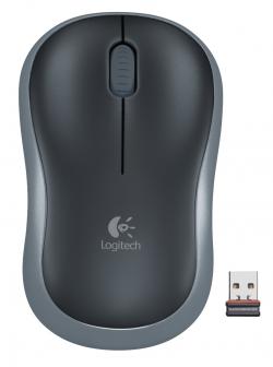 Мишка LOGITECH M185 Wireless Mouse - SWIFT GREY - EER2
