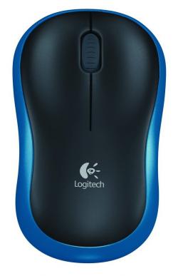 Мишка LOGITECH M185 Wireless Mouse BLUE EER2