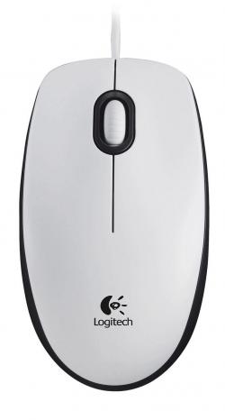Мишка LOGITECH M100 Mouse White USB - EMEA