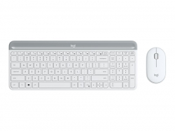 Клавиатура LOGITECH Slim Wireless Keyboard and Mouse Combo MK470 - OFFWHITE - US INTNL