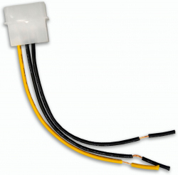 Кабел/адаптер Makki кабел Cable Male Molex -- wires 1x12V 2xGround