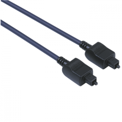 Кабел/адаптер Оптичен кабел HAMA 205131, ODT Toslink plug - ODT Toslink plug, 1.5 m, Черен