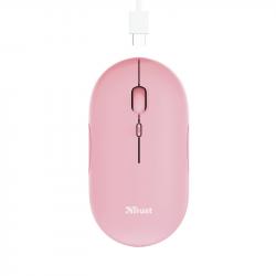 TRUST-Puck-Wireless-BT-Rechargeable-Mouse-Pink