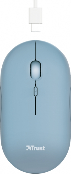 Мишка TRUST Puck Wireless & BT Rechargeable Mouse Blue