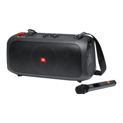 Озвучителна система JBL PARTYBOX On-The-Go Portable party speaker with built-in lights and wireless mic