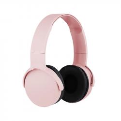 Слушалки TNB Discover, с микрофон, с Bluetooth, розови