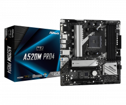 Дънна платка ASROCK A520M PRO4 -AM4