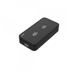 USB Хъб USB хъб със захранване HAMA, USB 2.0, 7-портов, 480 Mbit-s, Черен