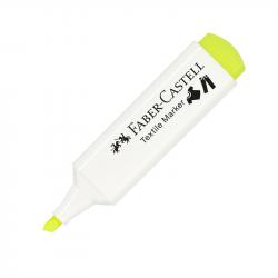 Канцеларски продукт Faber-Castell Маркер за текстил, неоновожълт