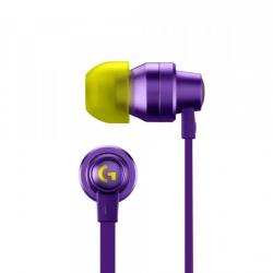 Слушалки Logitech G333 Gaming Headphones, Cable Management, Purple