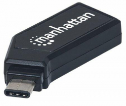 MANHATTAN-102001-Mini-chetec-za-karti-USB-Type-C-24-in-1-Cheren