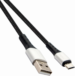 Кабел/адаптер VCom Кабел USB 2.0 AM - Micro USB M 2A Charging, 1m - CU278M