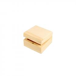 Продукт Creativ Company Кутия за бижута, дървена, 6 х 6 х 3.5 cm