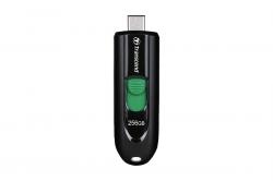 Transcend 256GB, USB3.2, Pen Drive, Type-C, Capless, Black