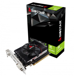 Видеокарта Видео карта BIOSTAR GeForce GT1030, 2GB, DDR4, 64bit, DVI-I, HDMI
