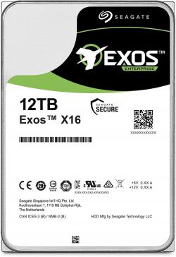 Хард диск / SSD Seagate Exos X16 12TB HDD 7200 RPM 512e-4Kn SATA 6Gb-s 256MB Cache 3.5
