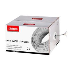 Инсталационен LAN кабел  CABLE UTP Cat. 5e 305m, Dahua PFM920I-5EUN, White