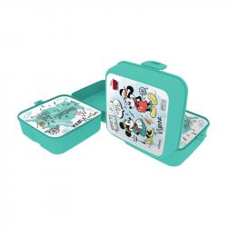 Продукт Disney Кутия Mickey & Minnie, универсална, зелена, 1 L