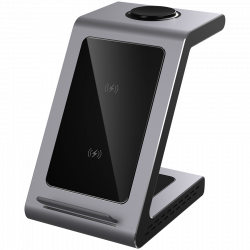 Батерия за смартфон Prestigio ReVolt A8, 3-in-1 wireless charging station for iPhone