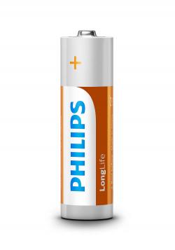 Батерия PHILIPS battery longlife AA  4TK-PK