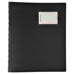 Exacompta Папка, A4, PP с 20 сменяеми джобове, черна