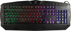 Клавиатура Wesdar MK10, мултимедийна, геймърска, с подсветка
