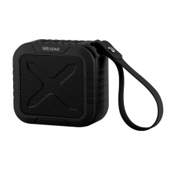 Bluetooth Колонкa Wesdar Тонколона K25, преносима, водоустойчива, с Bluetooth, 5 W, черна