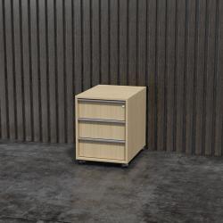 Narbutas Контейнер Nova A, 428 x 600 x 560 mm, меламин избелен дъб