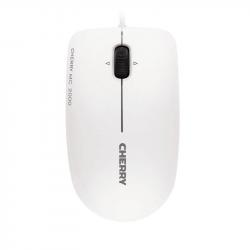 Мишка Жична мишка CHERRY MC 2000, 1600dpi, бяла, USB