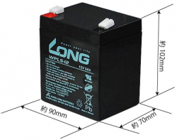 Батерия за UPS Aкумулаторна батерия Long WPL5-12 F2, 12V 5Ah, 90 x 70 x 101 mm