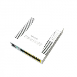 Рутер/Маршрутизатор Рутер MikroTik RB260GS CSS106-5G-1SR2, 10-100-1000Mbit, 128 KB, PoE,