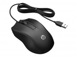Мишка HP 100 BLK WRD Mouse