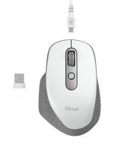 Мишка TRUST Ozaa Wireless Rechargeable Mouse White