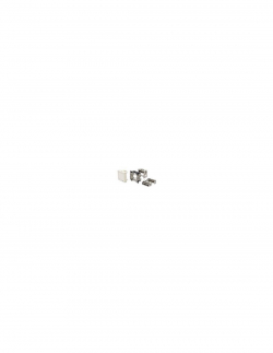 Мрежов аксесоар Мрежови комплект с розетка, 45x45 мм, цвят бадем