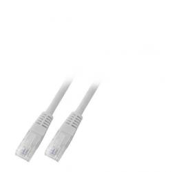 Медна пач корда RJ45 Patch cable U/UTP, Cat.6, PVC, CCA, grey