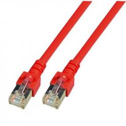 Медна пач корда RJ45 Patch cable SF/UTP, Cat.5e, PVC, CCA, red