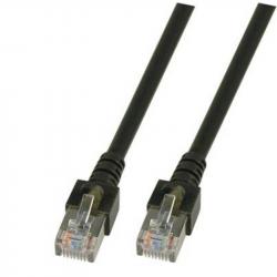 Медна пач корда RJ45 Patch cable SF/UTP, Cat.5e, PVC, CCA, black
