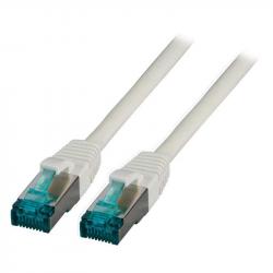 Свързващ пач кабел S/FTP, категория 6а, LSZH, сив, 20м.