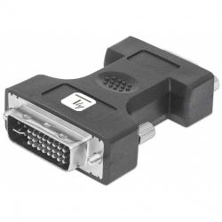 Кабел/адаптер Адаптер DVI-I към VGA, M-F, черен