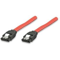 SATA свързващ кабел 6GBs, екраниран, с клипсове