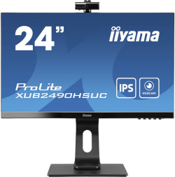 Монитор IIYAMA XUB2490HSUC-B1, 23.8" 1920x1080 Full HD, IPS, LED, 2550 nits, 4ms, HDMI,DP