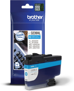 Касета с мастило BROTHER LC-3239XLC Cyan Ink 5000 pages