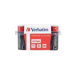 Батерия Verbatim Алкална батерия, AA, 1.5 V, 24 броя
