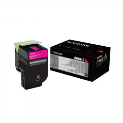 Office 1 Тонер Lexmark 80C2HM0, CX410-CX510, 3000 страници-5%, Magenta