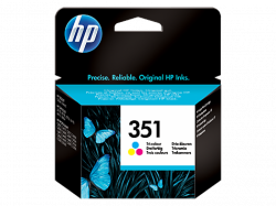Касета с мастило HP 351 original Ink cartridge CB337EE UUS tri-colour low capacity 3.5ml 170 pages 1-pack