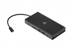 HP-Travel-USB-C-Multi-Port-Hub-VGA-HDMI-RJ-45-2xUSB-2.0-2xUSB-3.0-1xAudo-