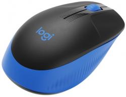 Logitech-M190-Wireless-Mouse-Full-size-Blue-and-black