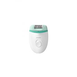 Епилатор Епилатор Philips Satinelle Essential, 2 скорости, Суха употреба, Бял, 6 броя