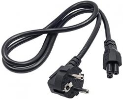 Кабел/адаптер Mimosa EU Power Cord, black (60 cm, 2 ft), for PoE Injector 24V and PoE Injector 50V, 501-00095