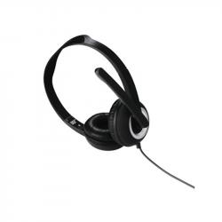 Слушалки TNB HS300, с микрофон, черни